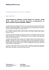 Lettera BCE su potenziale operazione di