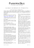 SCHEDA INFORMATIVA PRODOTTO
