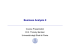 Business Analysis II - Università degli studi di Pavia