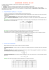 Elaborazione statistica classe III
