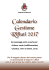 Scarica il Calendario e il Riepilogo