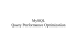 MySQL Query Performance Optimization