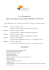 Programma - Fondazione Rubes Triva