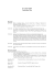 Dr. Laura Fenelli Curriculum Vitae
