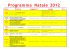 Programma eventi natalizi 2011/2012