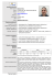 Nome / Cognome Stefano Sofia Qualifica Ingegnere Meccanico