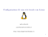 Configurazione di una rete locale con Linux