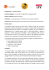 Progetto SVE: YO COCINO EMPLEO Durata del progetto: 11 mesi