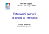 Interventi precoci: le prove di efficacia