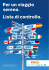 Check-list farmacia da viaggio