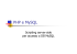 PHP e MySQL