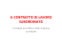 Il contratto di lavoro subordinato
