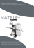 Manuale di istruzioni del prodotto Impianto di laminazione Matrix MX