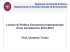 Lezioni di Politica Economica Internazionale Anno Accademico
