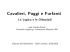 Cavalieri, Paggi e Furfanti - AILA - Associazione Italiana di Logica e