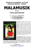 Domenica 16 Settembre 2012 _dalle ore 21.30 MALAMUSIK di e