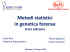 Metodi statistici in genetica forense