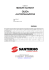 Manuale Utente Sunway T-TG-TG-A