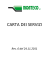 carta dei servizi