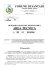 Determinazione del Responsabile dell`Area