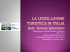 La legislazione turistica in Italia