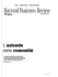 L`azienda come comunità - la cooperazione reggiana
