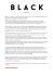 PRESS KIT BLACK è un progetto cross-mediale