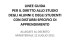 LINEE GUIDA PER IL DIRITTO ALLO STUDIO DEGLI ALUNNI E