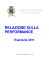 relazione sulla performance