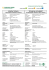 scheda tecnica technical datasheet