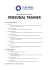 PERSONAL TRAINER