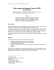 Status Report del gruppo di lavoro GARR “SEC