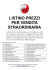 listino vendita straordinaria