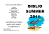 biblio summer 2011 - Comune di Montichiari