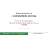 Autovalutazione e miglioramento continuo 1