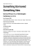 Something Borrowed Something New Ginevra Petrucci