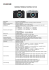 Scheda Tecnica Fujifilm X