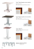 Tavolino in alluminio anodizzato Tavolo “Elegant”quadrato con base