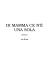Di mamma ce n`è una sola