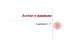Archivi e database