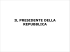IL PRESIDENTE DELLA REPUBBLICA - Il blog della prof. di diritto