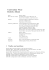 Curriculum - Dipartimento di Matematica