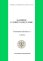 LA CHIESA EI DIRITTI DELL`UOMO Documento di lavoro n. 1