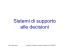 Sistemi di supporto alle decisioni