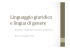 Linguaggio giuridico e lingua di genere