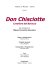 Scheda artistica - Don Chisciotte, cavaliere del Barocco