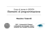 Programma - ABCD - Università di Sassari