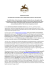 Comunicato stampa integrale
