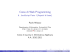 Corso di Web Programming - 6. JavaScript Parte I (Aspetti di base)