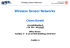 Wireless Sensor Networks